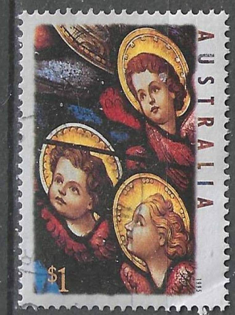 Australie 1995 - Yvert 1481 - Kertsmis - Engelen (ST), Postzegels en Munten, Verzenden, Gestempeld