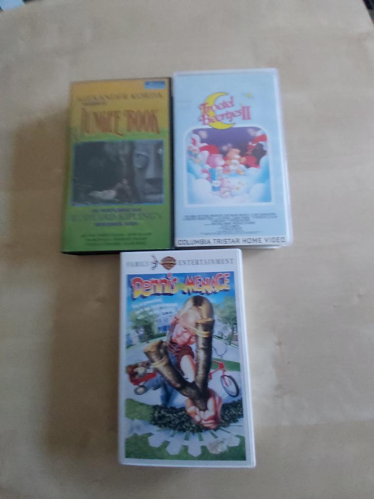 VHS cassettes tekenfilm, Dessin animé, Tous les âges, Comme neuf, Enlèvement