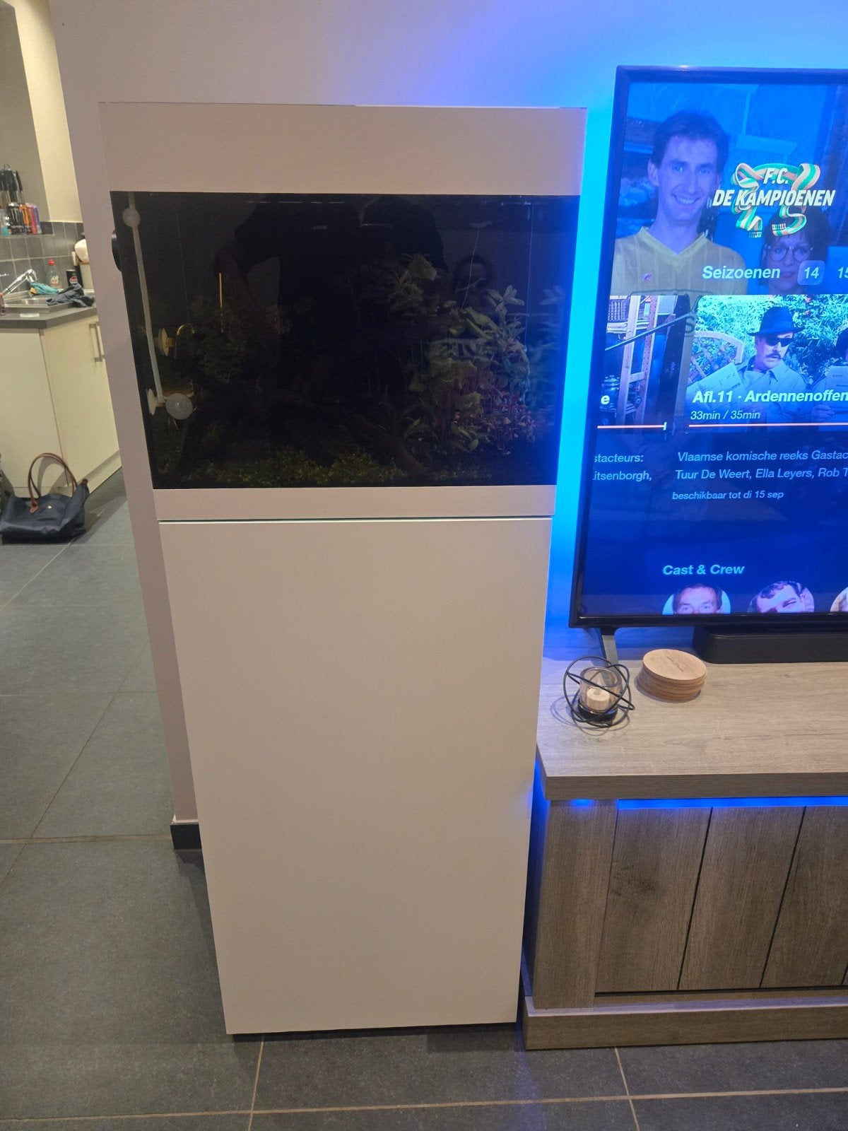 aquarium oase85, Enlèvement