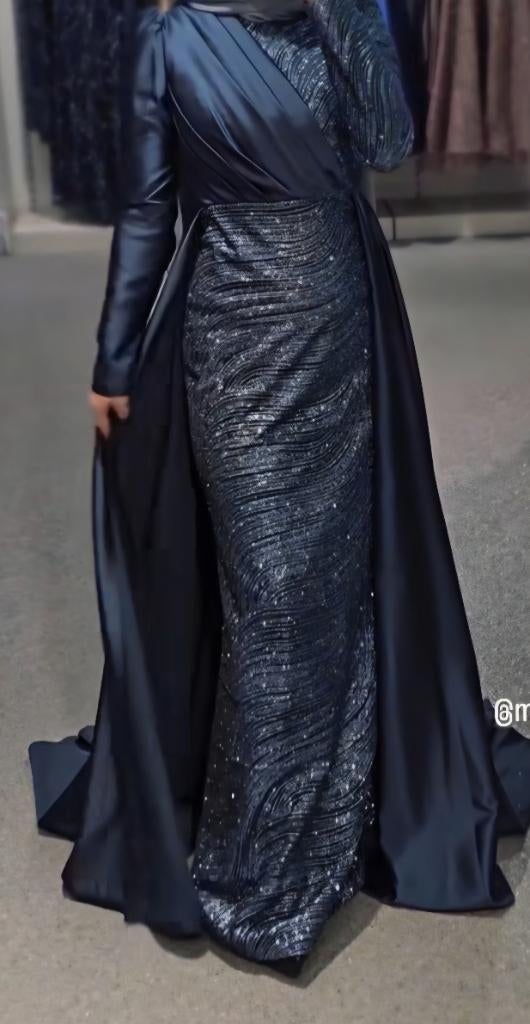 Robe de soirée, Taille 42/44 (L), Gris, Autres types, Comme neuf