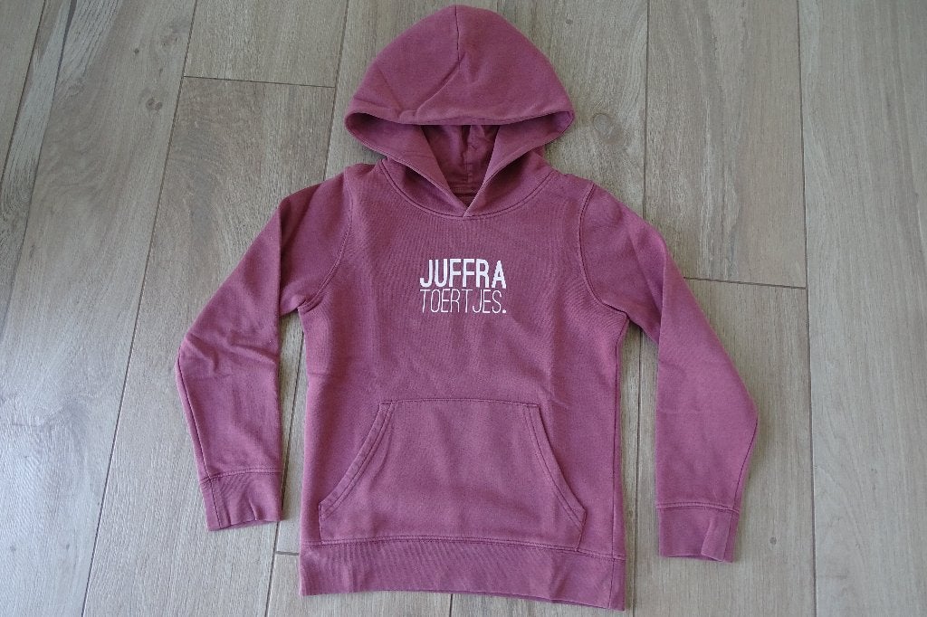 Hoodie / sweater Kleir 'Juffra toertjes' maat 122/128, Kinderen en Baby's, Ophalen of Verzenden, Gebruikt, Meisje, Trui of Vest