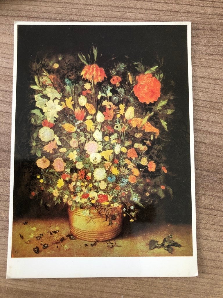 grote postkaart Bloemenstilleven - Jan Brueghel, Ophalen of Verzenden