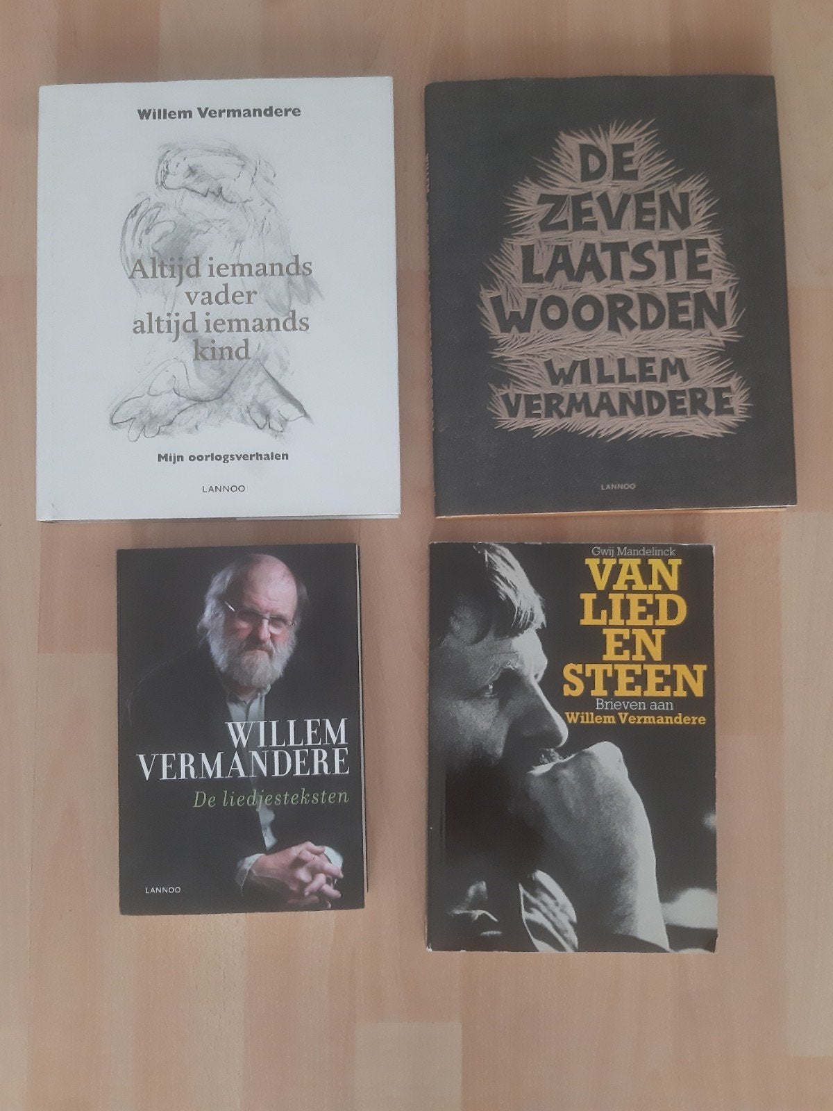 4 boeken Willem Vermandere !, Ophalen