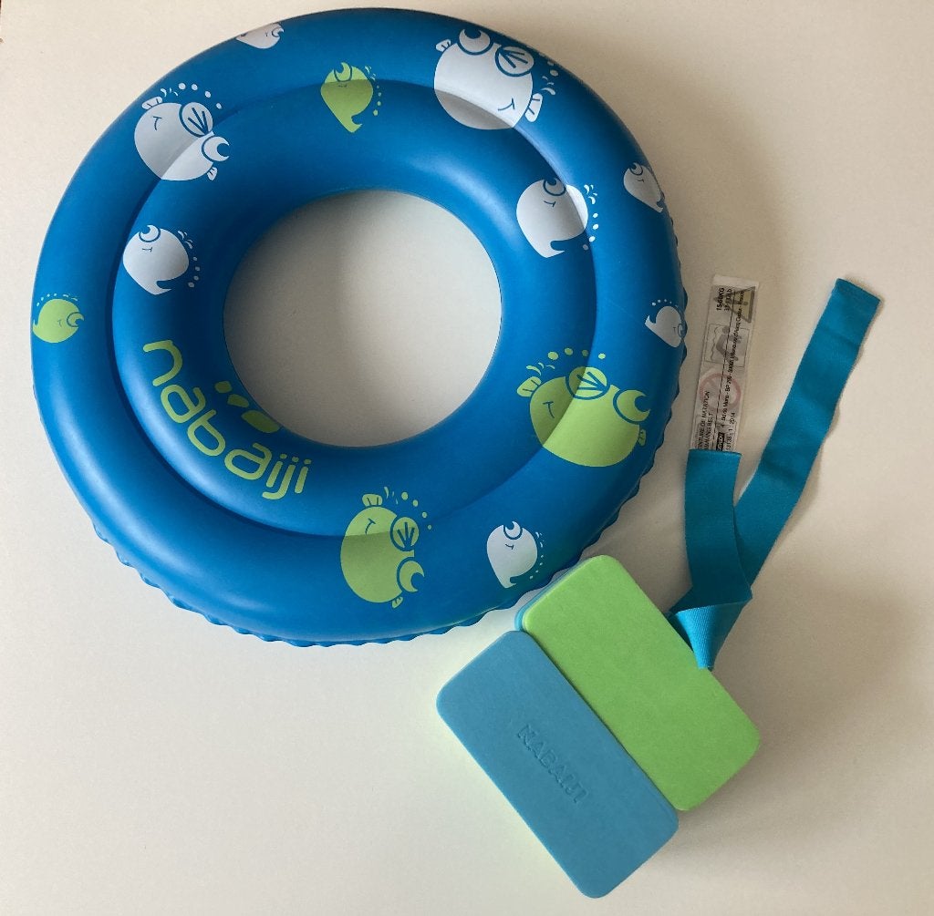 Nabaji ceinture de natation et bouée (comme neuf) - 2 pièces, Enfants & Bébés, Maillots de bain pour enfants, Comme neuf, Accessoire de natation