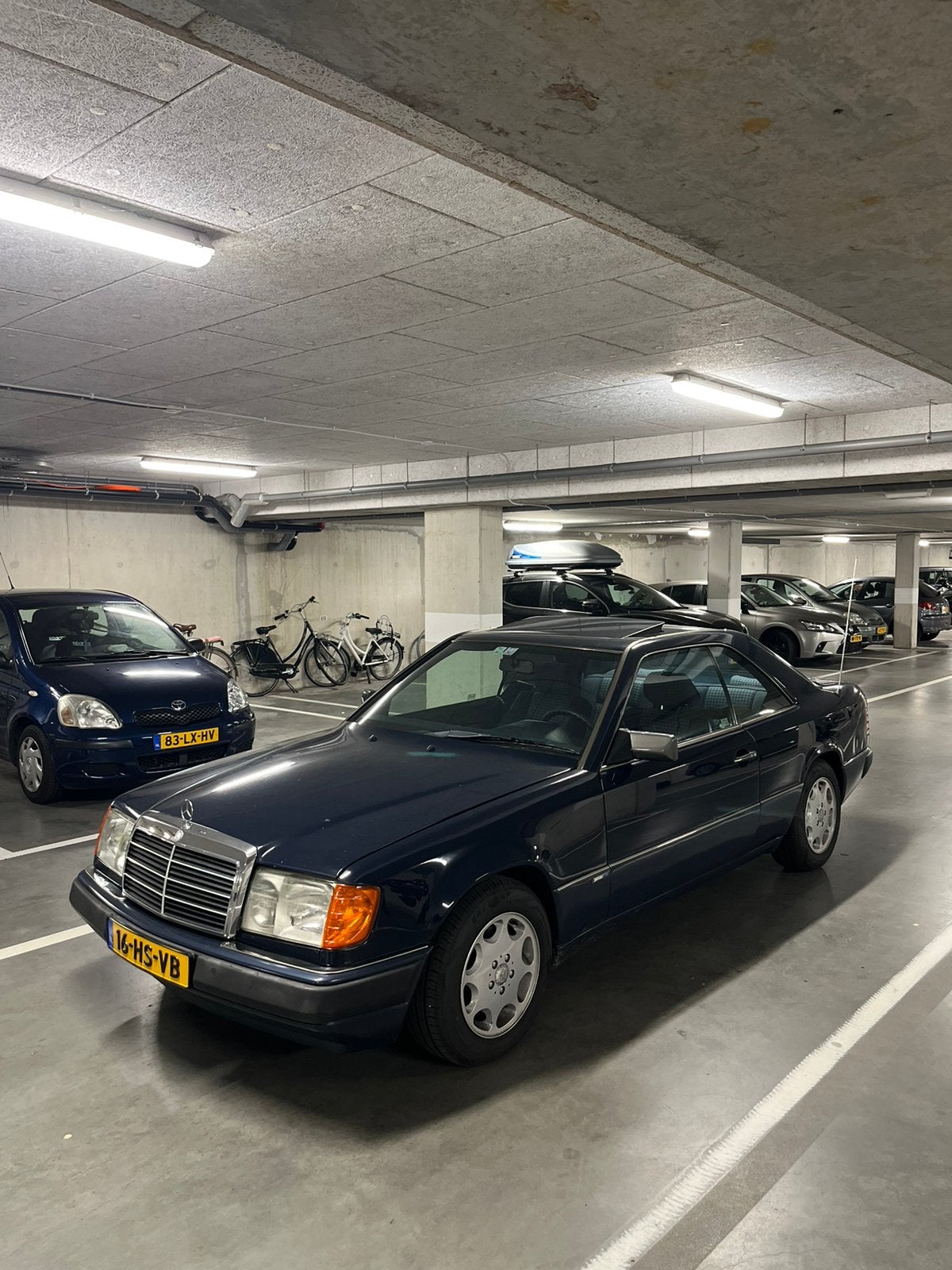 Mercedes ce 230 coupe w124 1992, Autos, Achat, Bleu, Automatique, Particulier