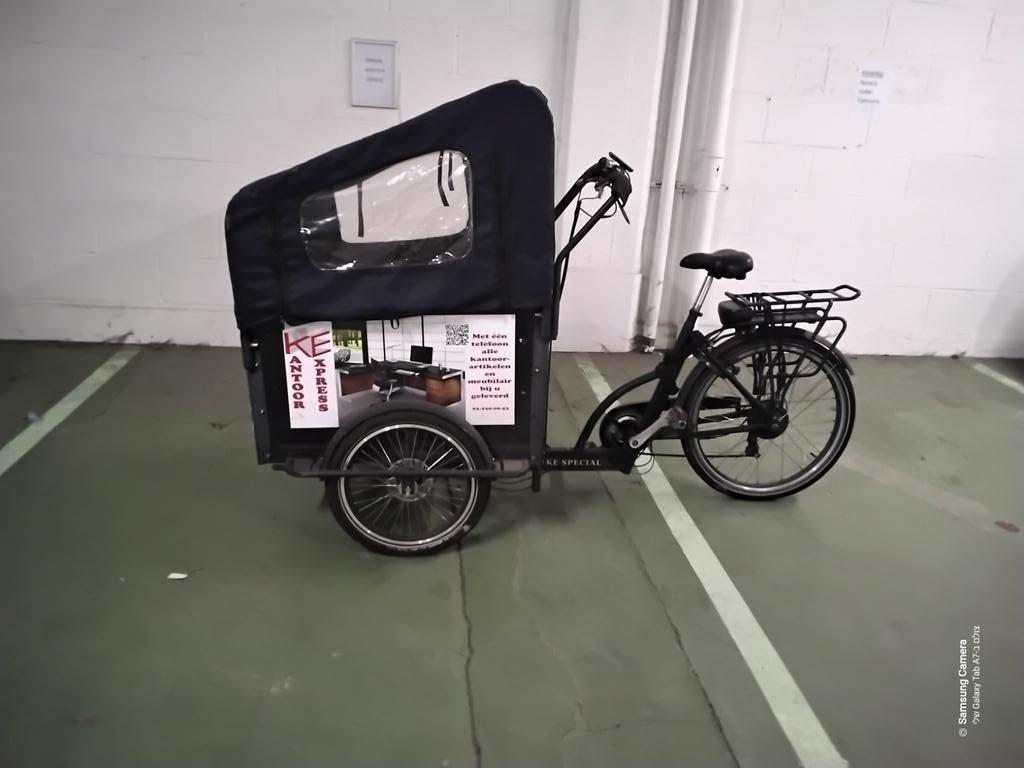 Elecktrische bakfiets, Fietsen en Brommers, Fietsen | Bakfietsen, Ophalen, Gebruikt, Elektrisch