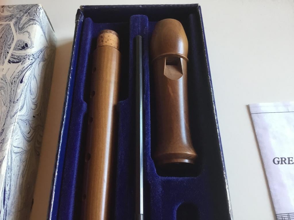 blokfluit, Ophalen, Nieuw, Met koffer, hoes of etui