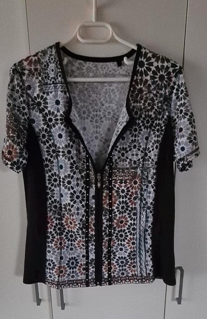 Top "Moroccon Spirit" Canda, L, met ritssluiting vooraan, Kleding | Dames, Topjes, Canda, Ophalen of Verzenden, Maat 42/44 (L)