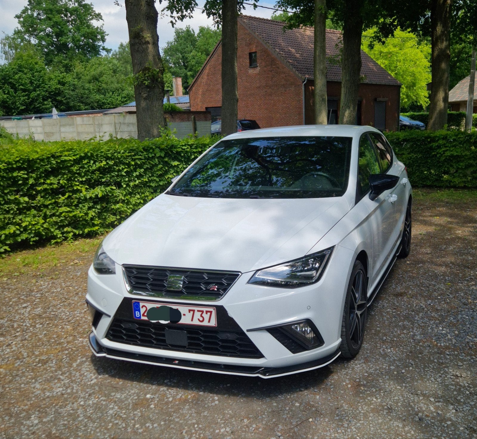 Seat Ibiza FR 1.0 TGI, Auto's, Seat, Zwart, Regensensor, CNG (Aardgas), Handgeschakeld