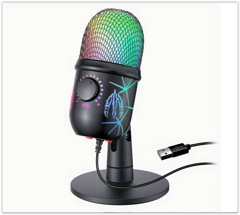 Gamingmicrofoon, pc-microfoon, podcastmicrofoon voo, Muziek en Instrumenten, Microfoons, Ophalen of Verzenden, Nieuw, Studiomicrofoon