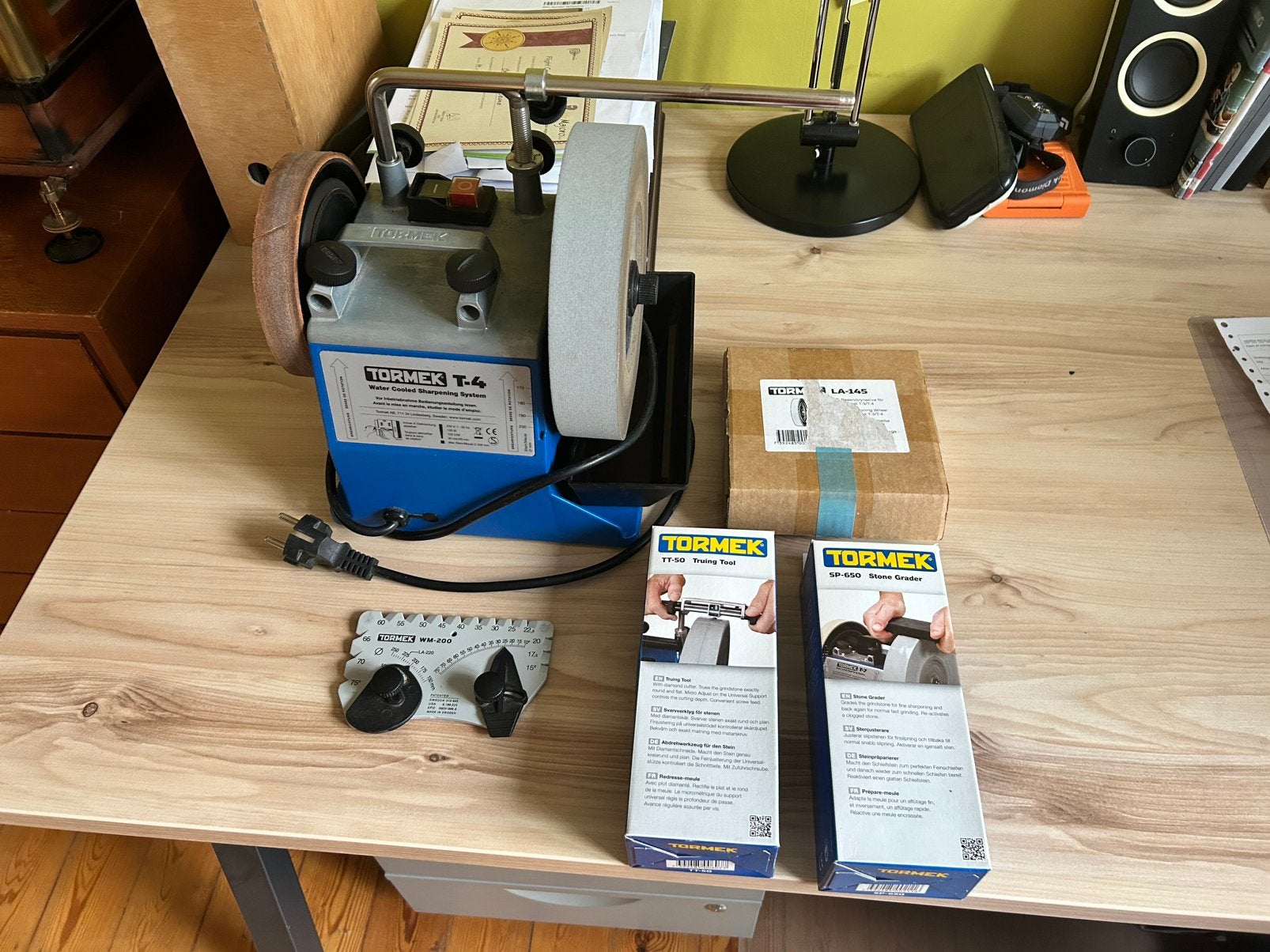 Tormek T4, Enlèvement, Comme neuf