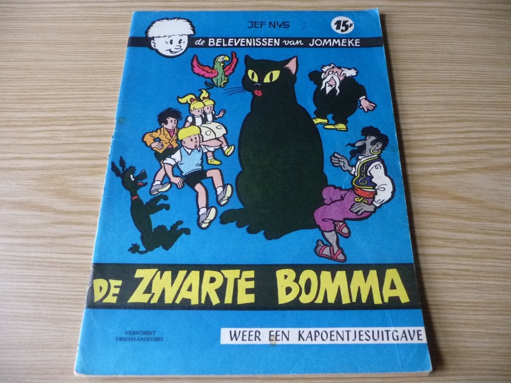 Jommeke - 7. De zwarte Bomma    € 12, Enlèvement ou Envoi, Une BD, Jef Nys., Utilisé