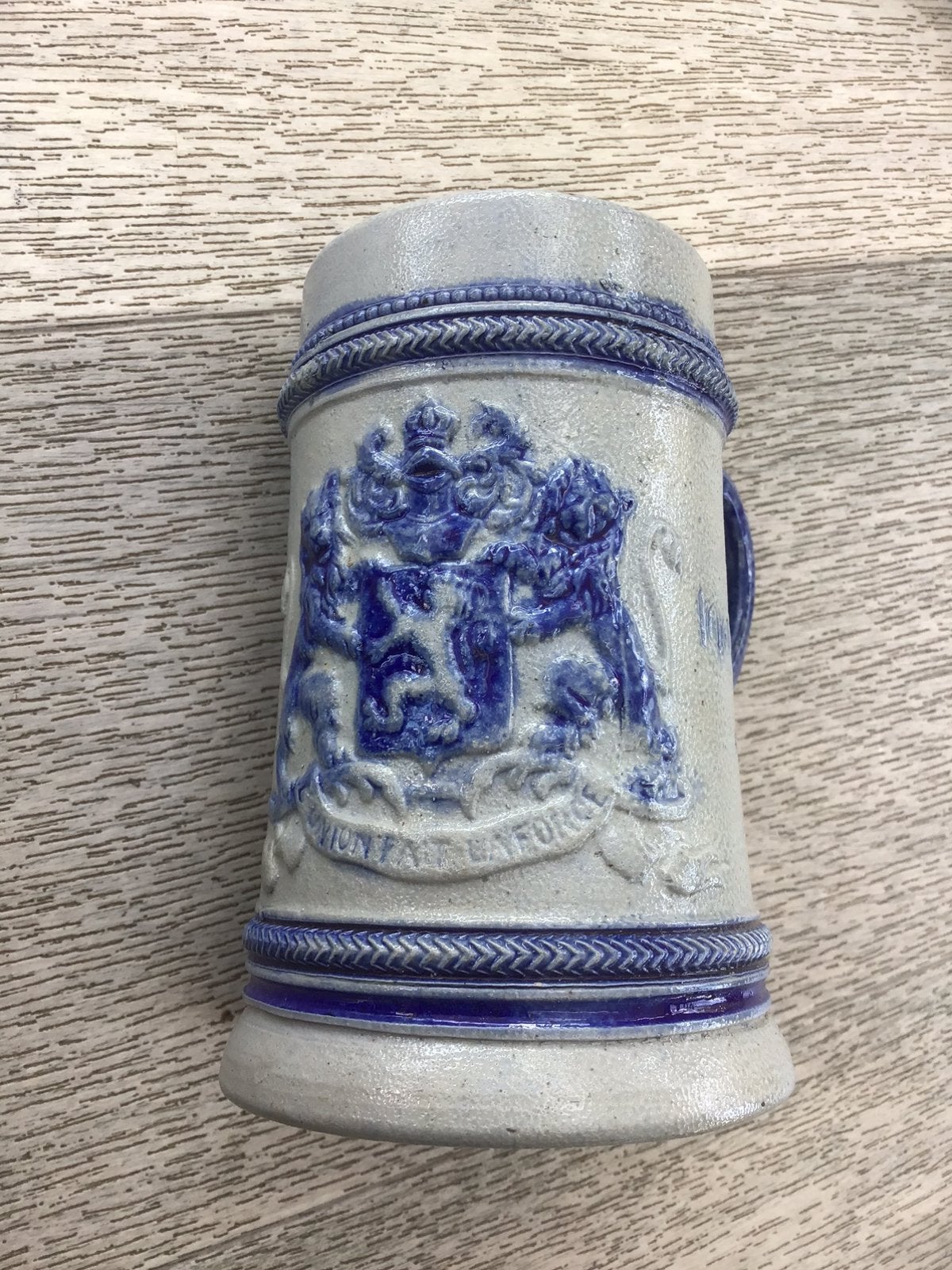 Bierpul / bierkruikje Union fait la force 1830 - 1905, Ophalen of Verzenden