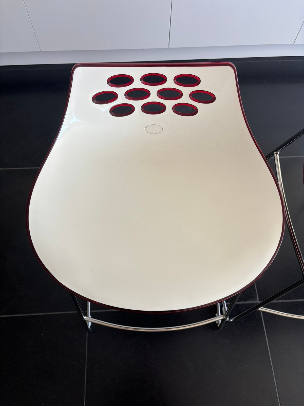 6 stoelen calligaris (designstoelen), Maison & Meubles, Chaises, Enlèvement, Comme neuf, Blanc, Synthétique