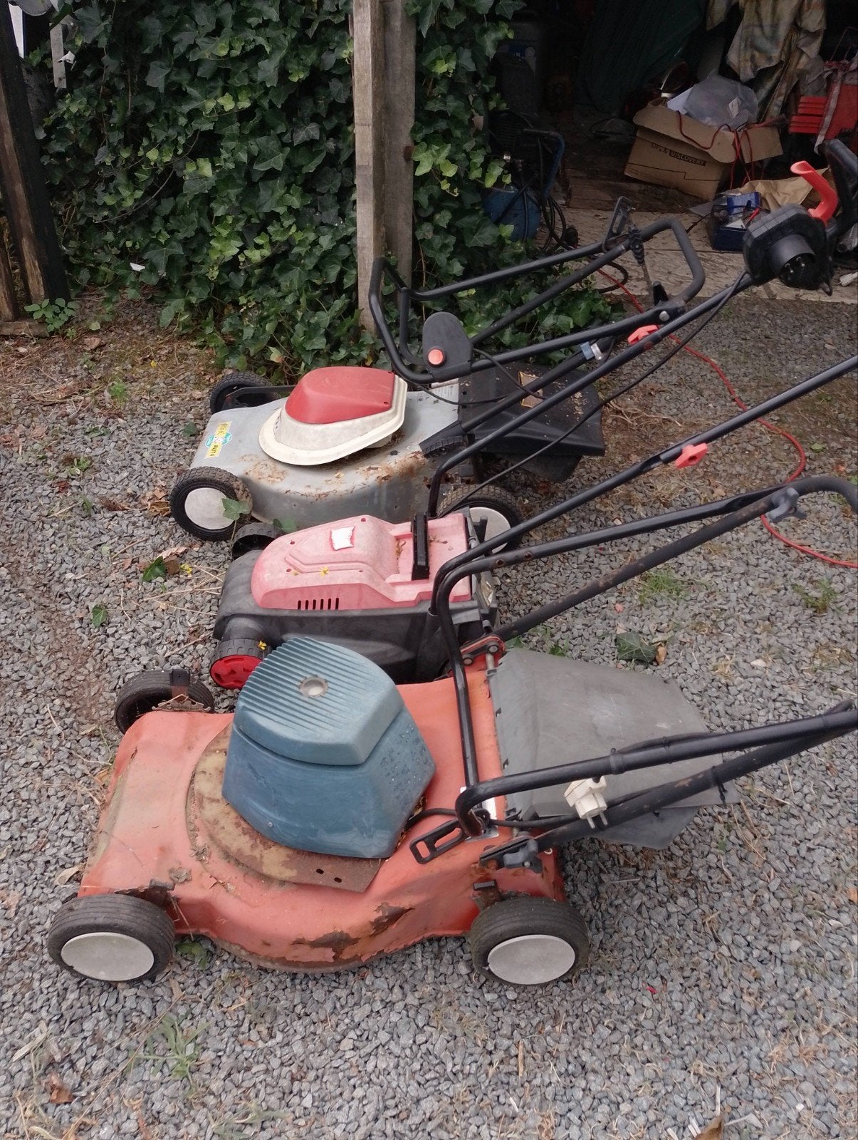 Gratis elektrische grasmaaiers, Tuin en Terras, Grasmaaiers, Ophalen