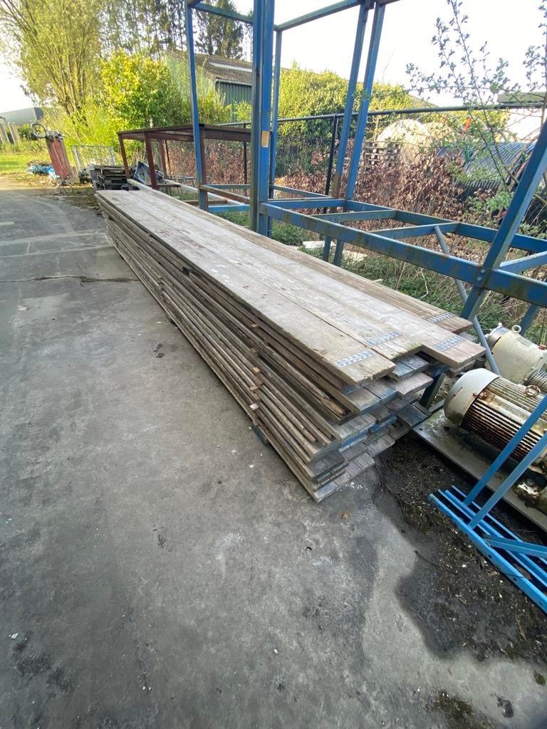 Gebruikt Steigerhout (b keuze ), Ophalen, Gebruikt, 250 cm of meer, Planken