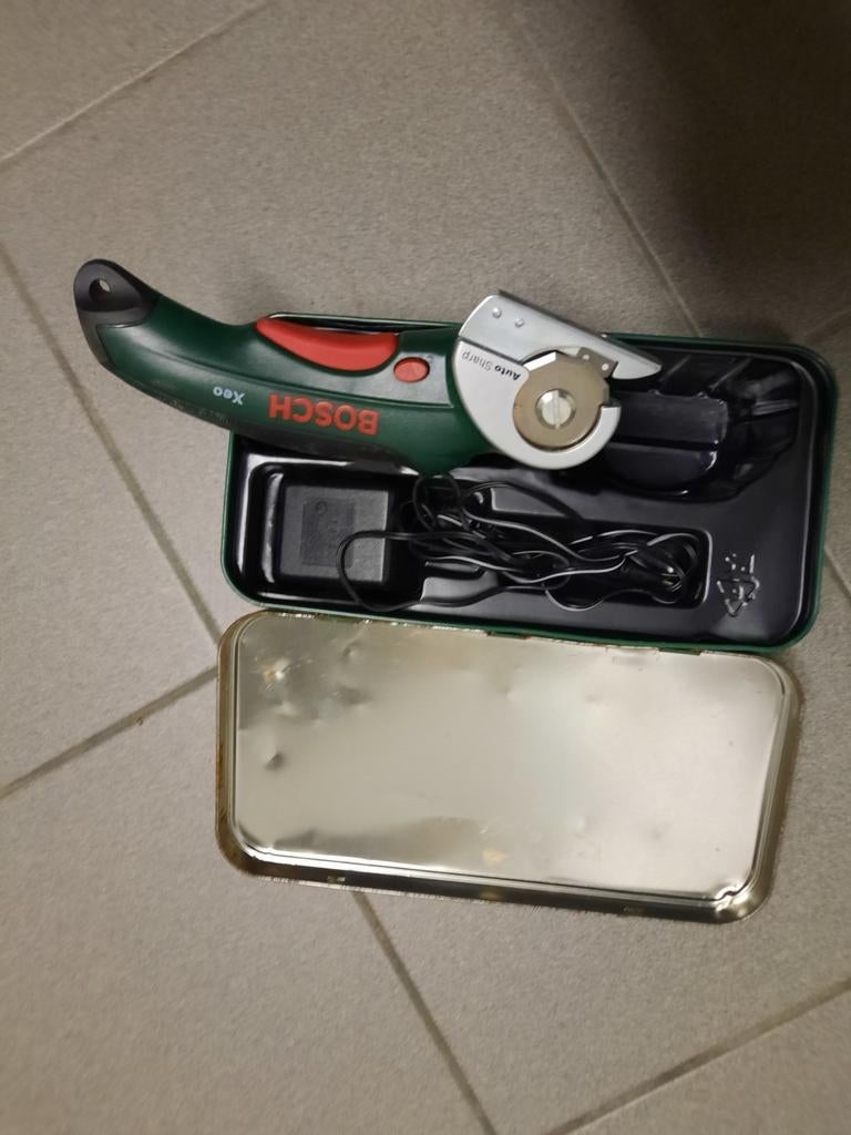 Bosch haakse slijpmachine battery, Ophalen