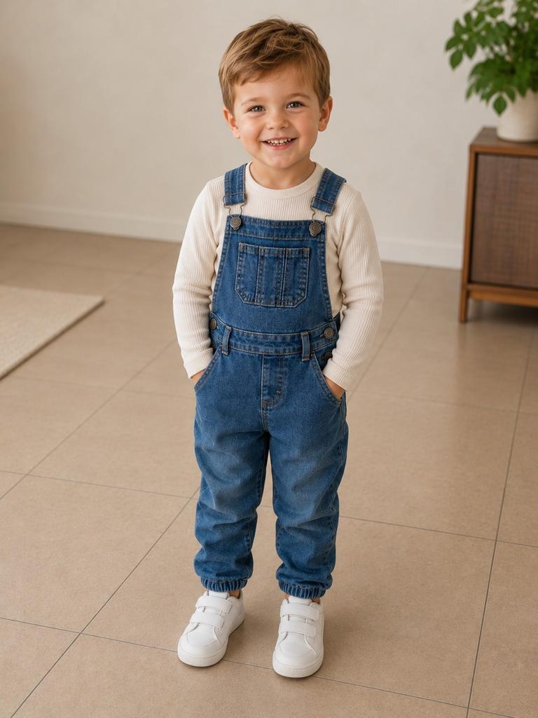 Salopette/salopette Zeeman en jean taille 68, Enlèvement ou Envoi
