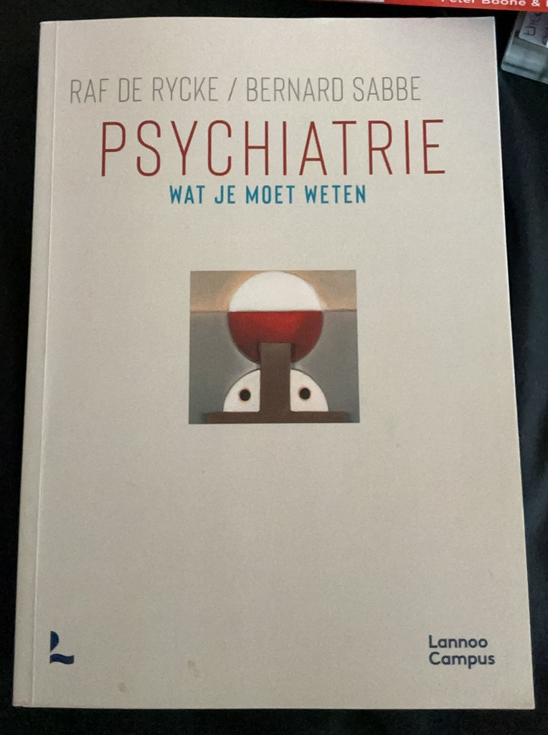 Bernard Sabbe - Psychiatrie, Enlèvement, Bernard Sabbe; Raf De Rycke