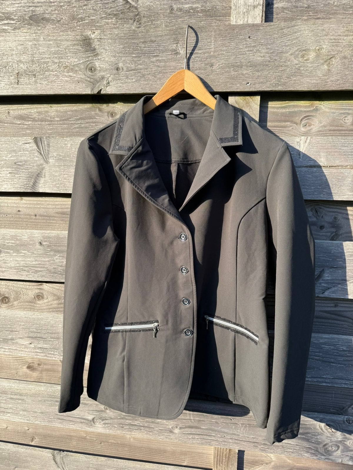 Wedstrijvest NIEUW, Dieren en Toebehoren, Paardrijkleding, Ophalen, XL, Zwart, Bovenkleding