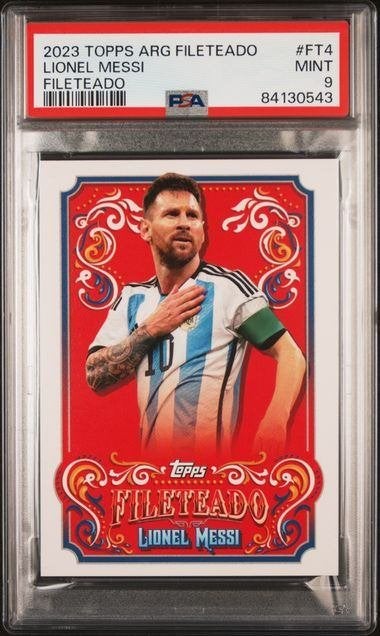 messi sport kaart, Verzamelen, Sportartikelen en Voetbal, Ophalen of Verzenden, Zo goed als nieuw, Spelerskaart