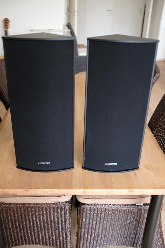Cornered Audio C6 speakers, Autres marques, Enlèvement, Utilisé, Haut-parleurs Frontaux, Arrière ou Stéréo