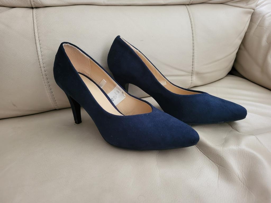 Escarpins marine, Enlèvement ou Envoi, Bleu, Escarpins