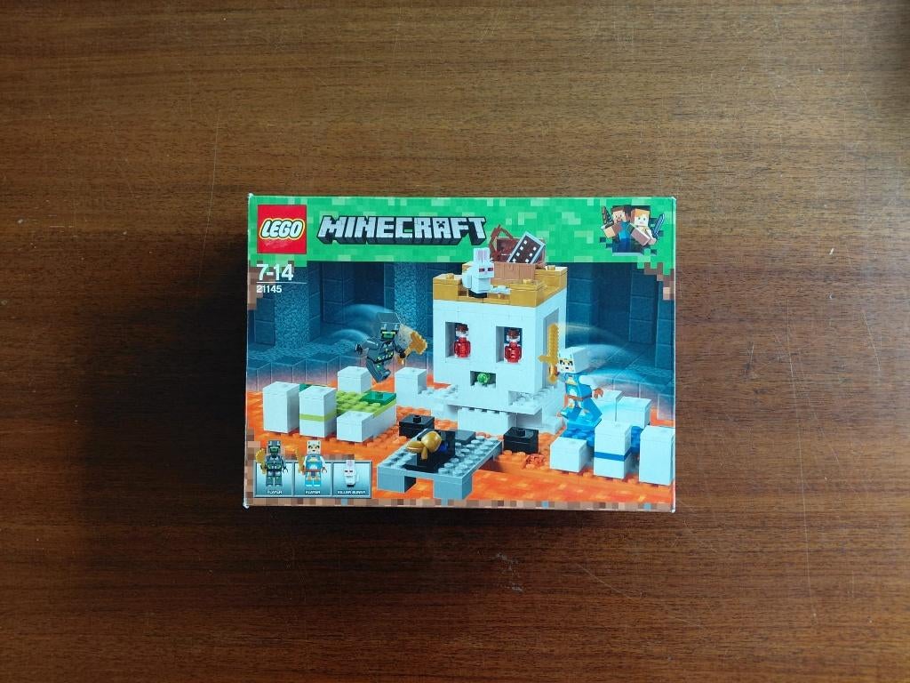 lego minecraft  21145 "De schedelarena", Ophalen, Zo goed als nieuw, Complete set, Lego