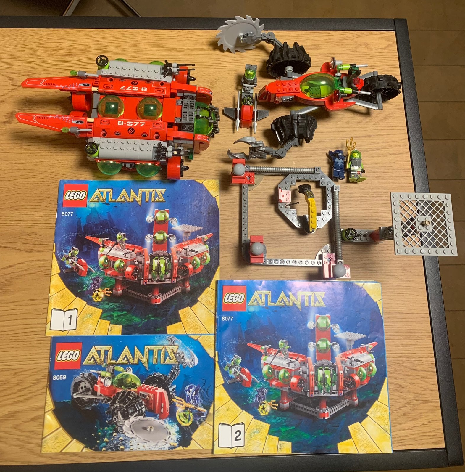 Lego Atlantis #8059 + #8077, Ophalen, Zo goed als nieuw, Lego