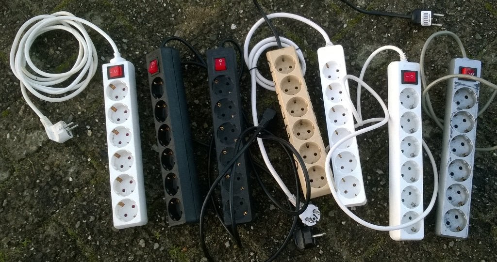 Stekkerblok 6-voudig, Musique & Instruments, Enlèvement ou Envoi, Utilisé, Appareillage