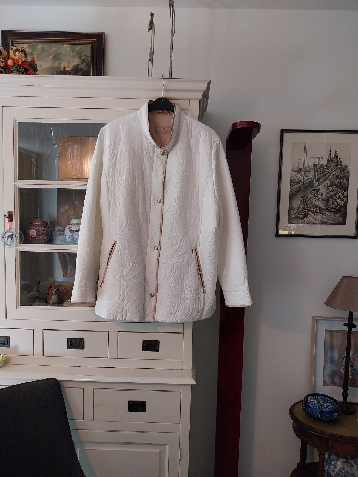 Marcona dames jas ( gebroken wit/ en beige )maat 48, Kleding | Dames, Grote Maten, Ophalen of Verzenden