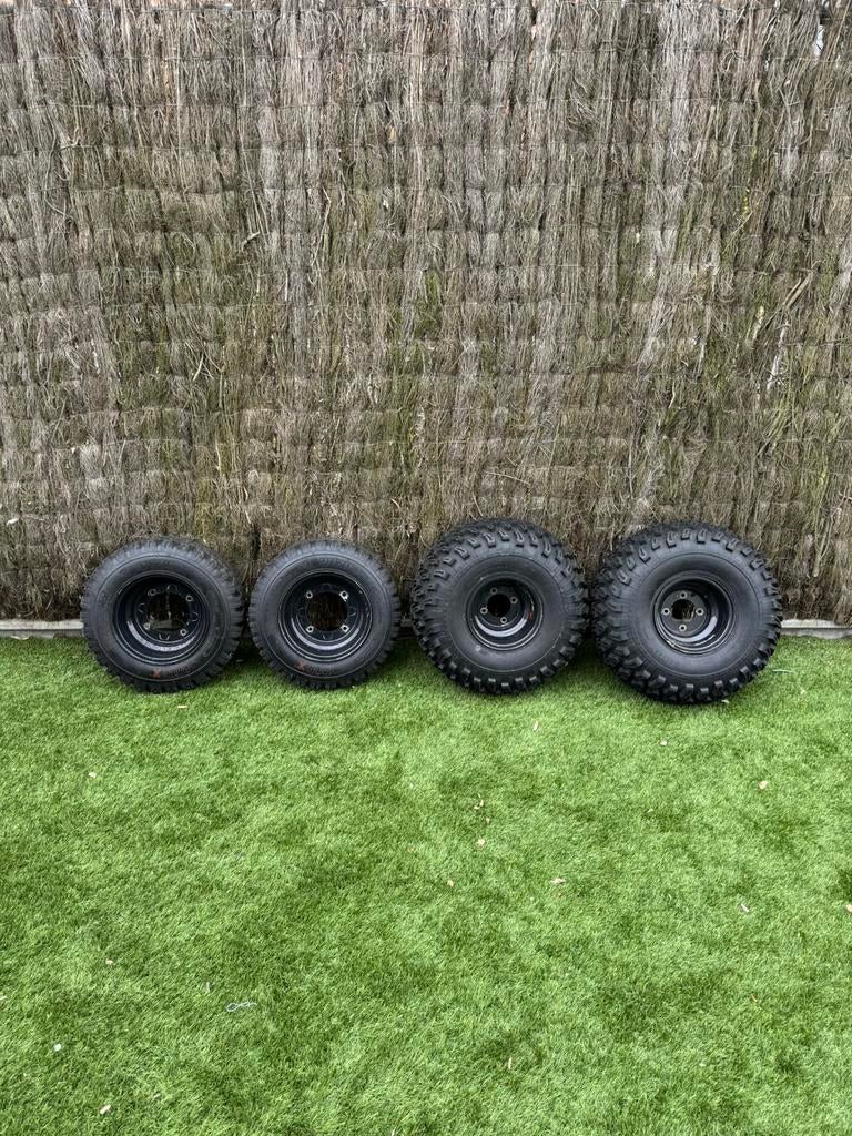 Yamaha Blaster velgen + banden set, Motoren, Ophalen, Gebruikt