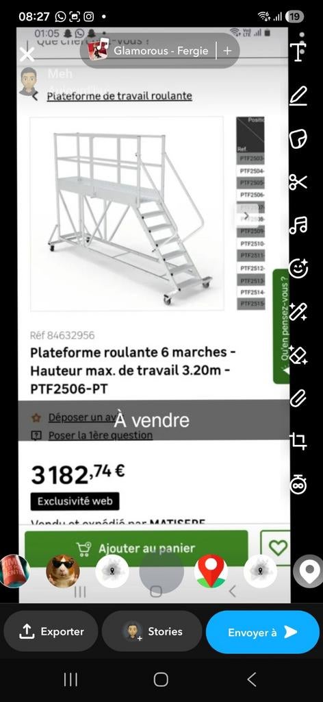 Plate-forme, Bricolage & Construction, Enlèvement ou Envoi