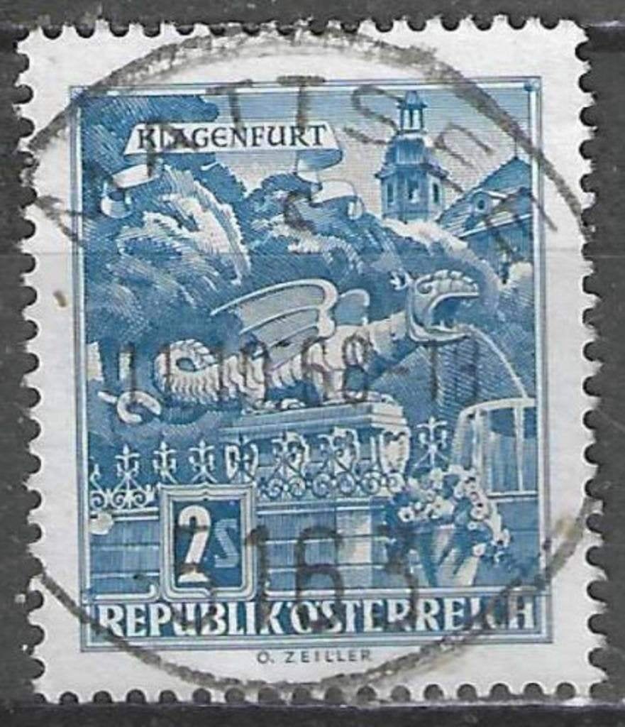 Autriche 1962/1970 - Yvert 955BB - Monument ou édifice (ST), Timbres & Monnaies, Timbres | Europe | Autriche, Envoi, Affranchi