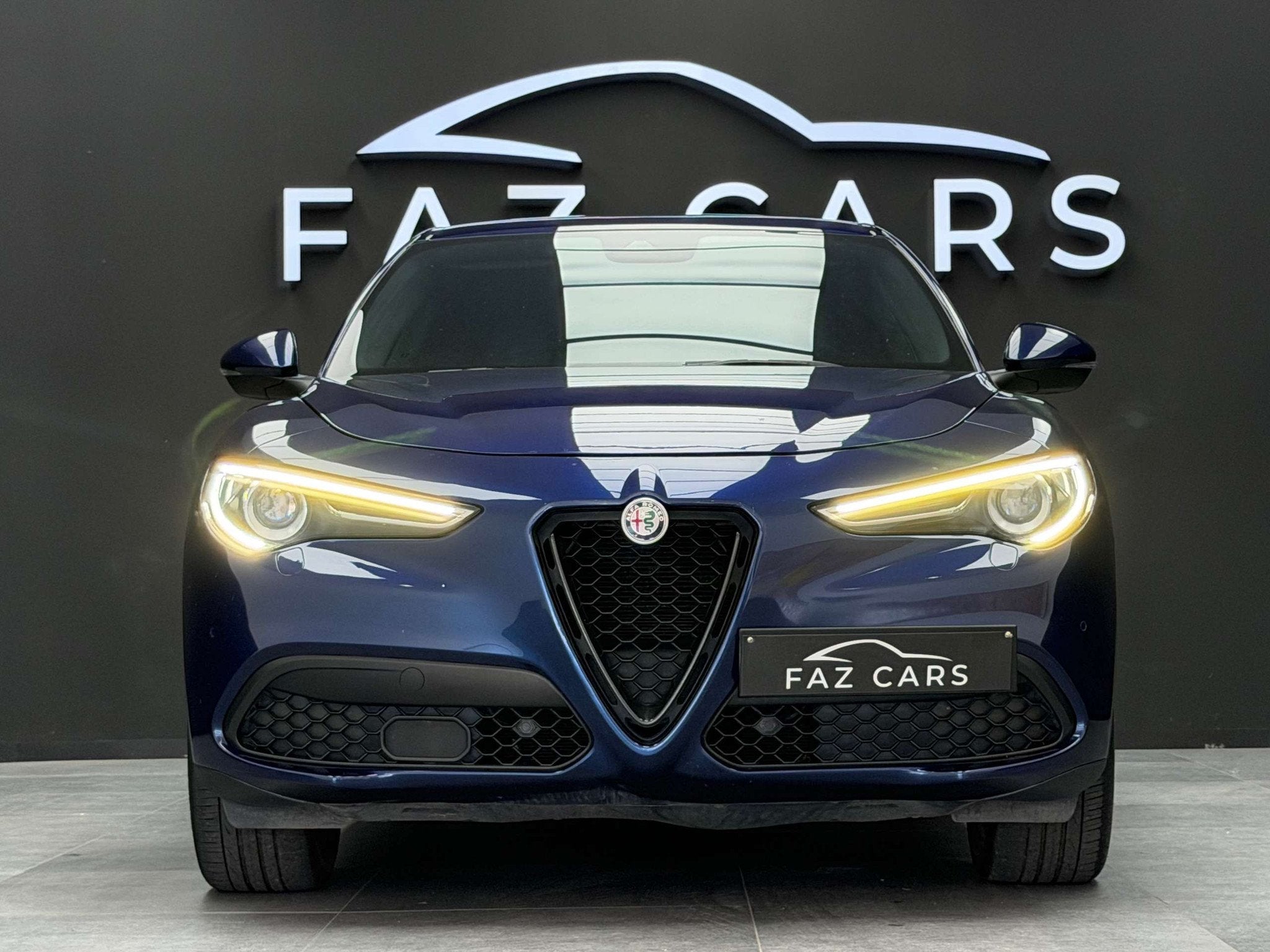Alfa Romeo Stelvio 2.2 JTD * XENON + CUIR + GPS + GARANTIE *, Auto's, Alfa Romeo, Automaat, 4 cilinders, Blauw, Leder