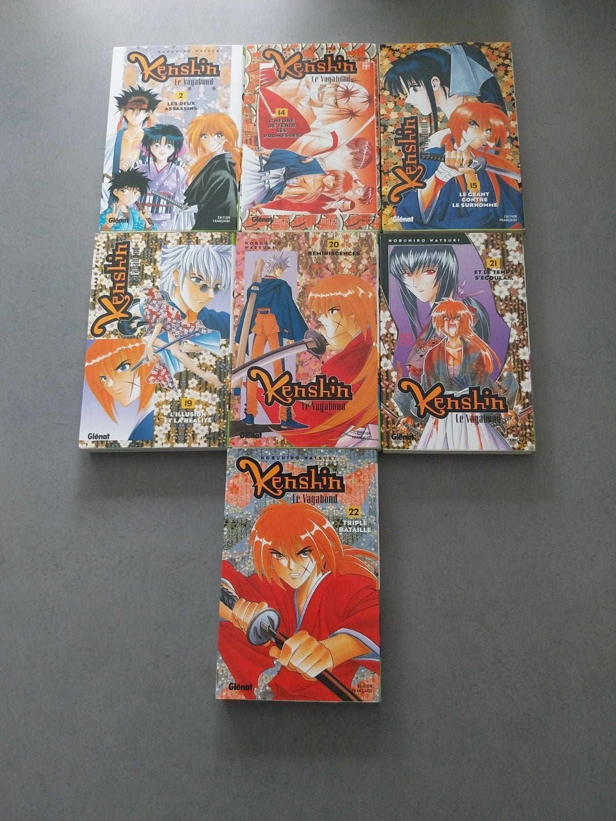 Mangas Kenshin le Vagabond - Certains volumes, Livres, Nobuhiro Watsuki, Comme neuf, Enlèvement, Plusieurs comics