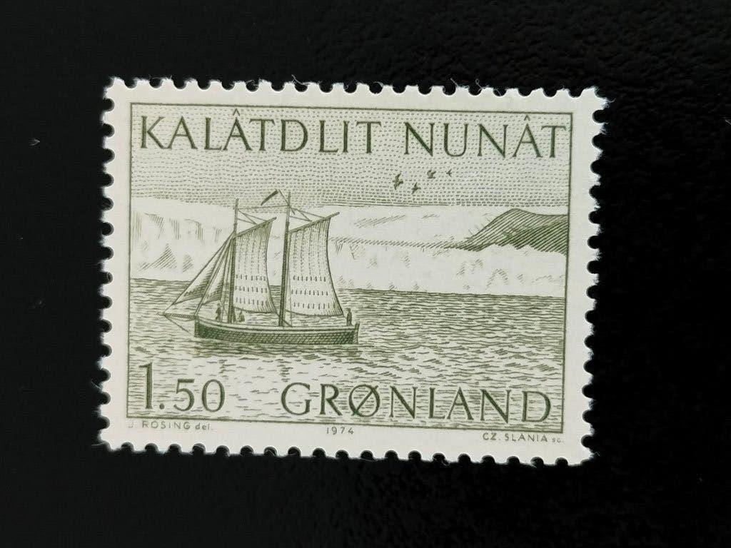 Groenland 1974 - postbedeling per bootwalvisvaarder Karen **, Verzenden, Denemarken, Postfris