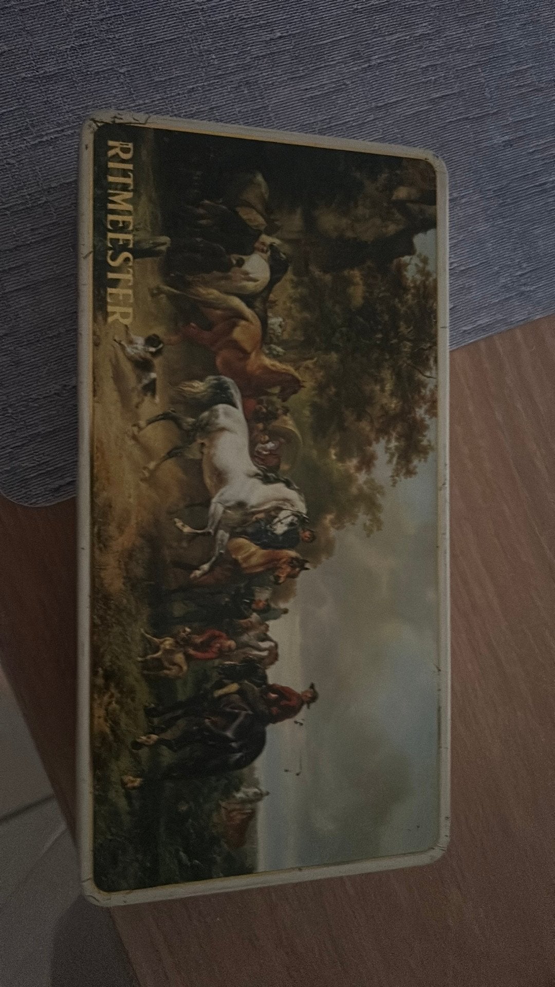 Oude blikken sigaren doos, Collections, Boîte en métal, Enlèvement, Comme neuf