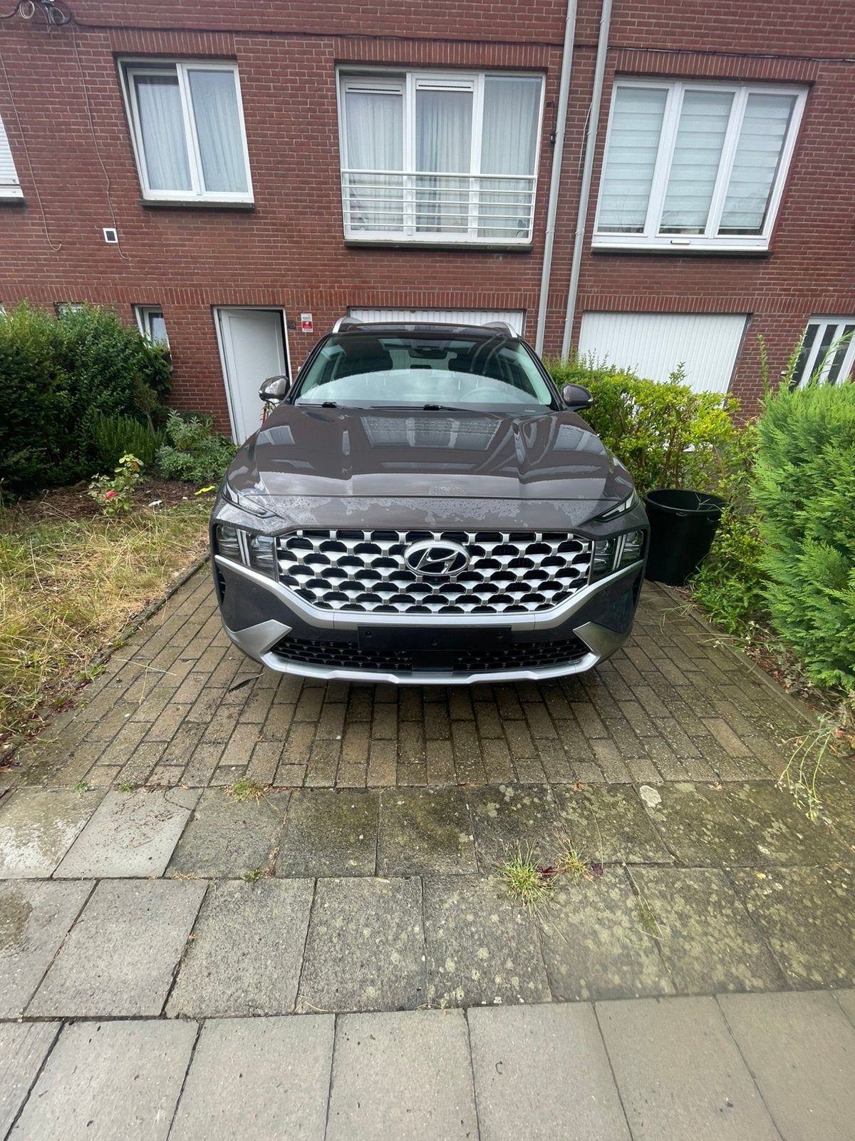 Hyundai Santa Fe 1.6 T-DGI hybride, Auto's, Automaat, Santa Fe, 4 cilinders, Bruin