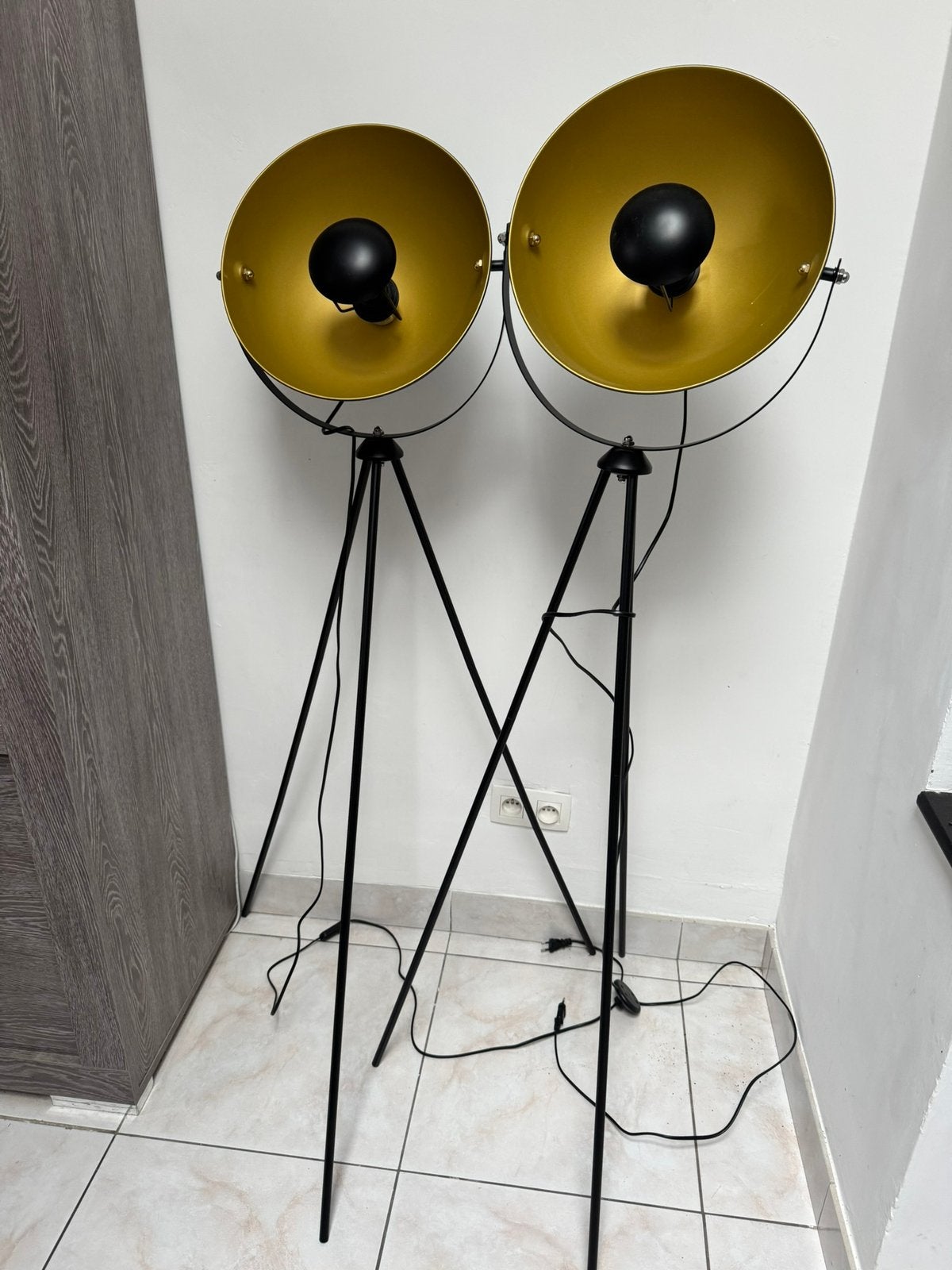 Lampadaires (3 pieces disponibles), Maison & Meubles, Enlèvement, Comme neuf, Métal, 100 à 150 cm