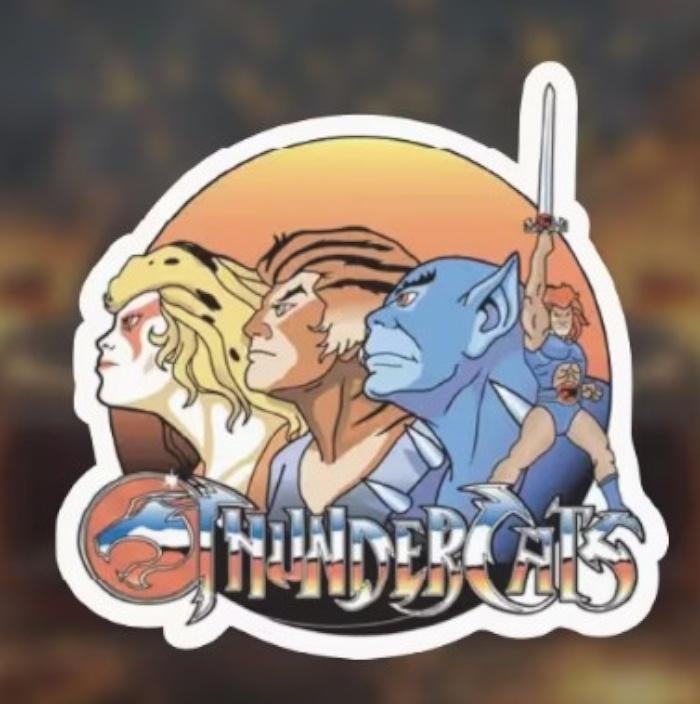 ThunderCats Sticker NY ca 15 x 14 cm, Verzenden, Nieuw