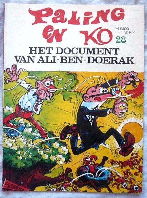 Strip Paling En Ko Het Document V. Ali-Ben-Doerak Nr28, 1981, Enlèvement ou Envoi, Une BD, Utilisé, Ibanez