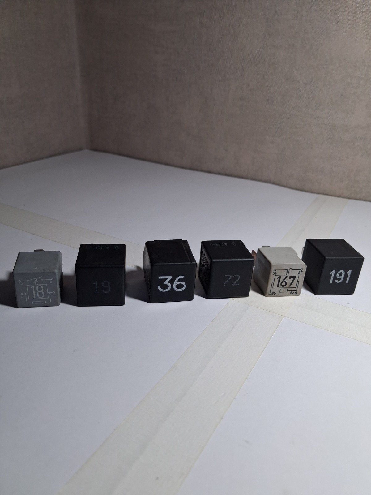 Kit relais Volkswagen VW Original 167 191 72 36 19 18 OEM, Enlèvement, Utilisé, Audi