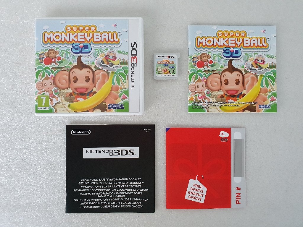 Nintendo 3DS: Super Monkey Ball 3D, Enlèvement ou Envoi, Utilisé