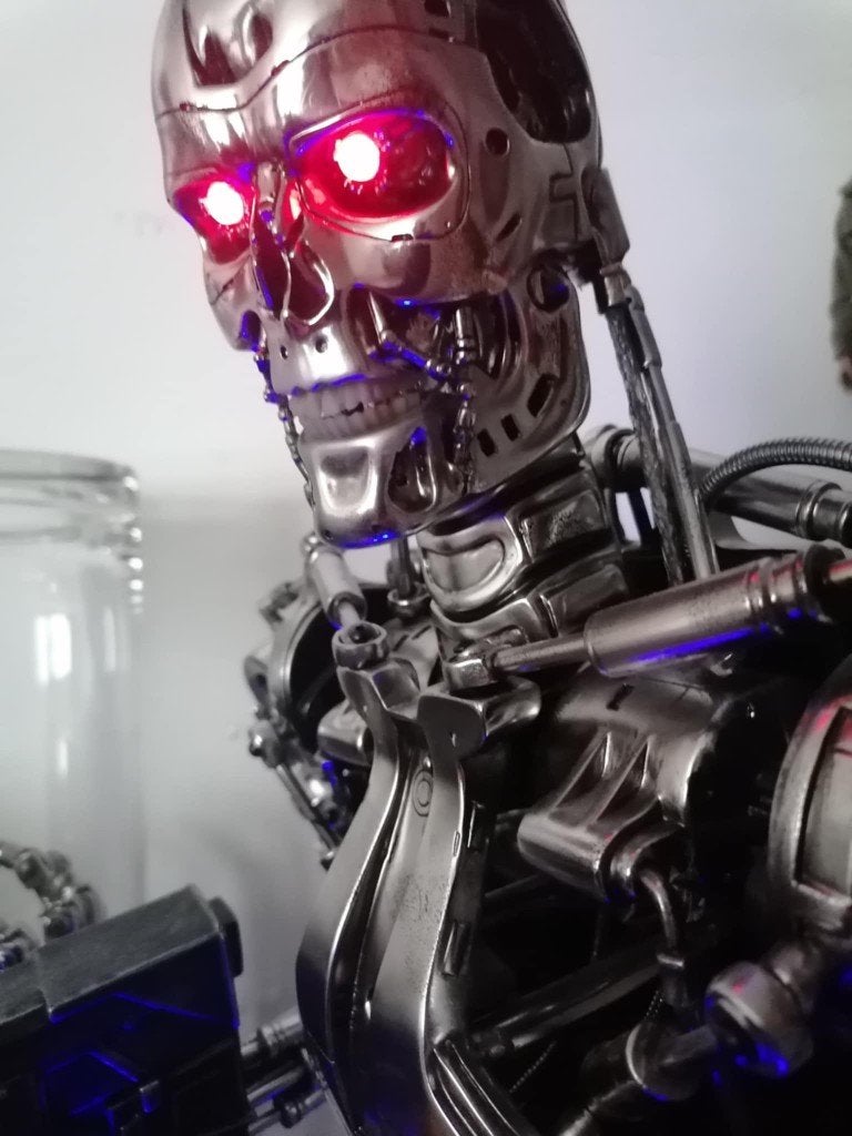 Terminator 2 T-800 Endoskeleton 1/2 statue Sideshow, Collections, Enlèvement, Neuf, Film, Statue, Réplique ou Modèle