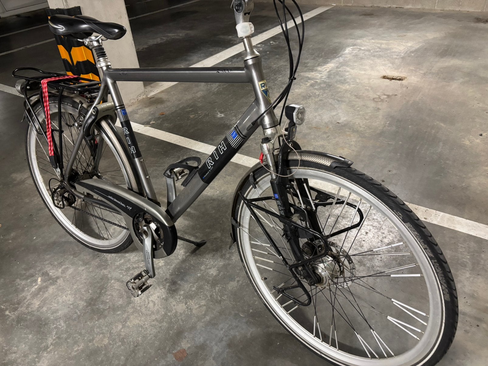 RIH herenfiets maat 60 / 23 versn, 28 inch, Gebruikt, Vering, Velgrem