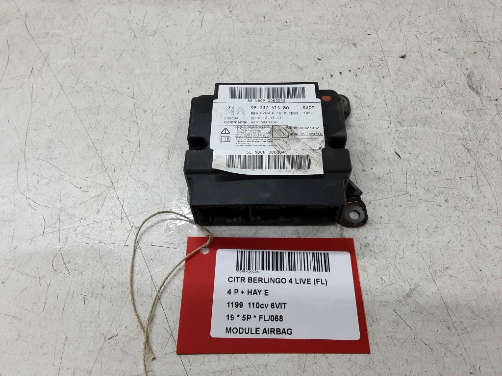 BOITIER AIRBAG Citroën Berlingo Multispace (9823741480), Citroën, Mevr. I. Hauben, Utilisé, Rue de l'Espoir 34 34
4030  GRIVEGNÉE, BE