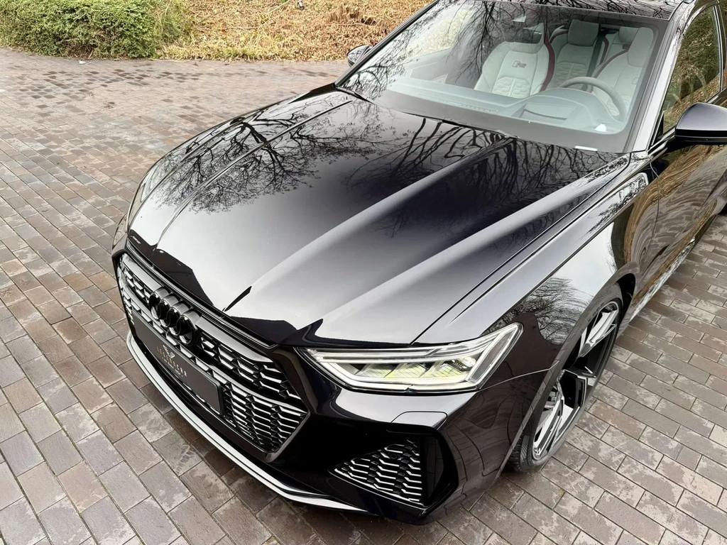 Audi RS6 Avant 4.0 V8/Ceramic/B&0/Pano/Audi Exclusive/Top!, Autos, Cuir, 3996 cm³, Euro 6, Entreprise