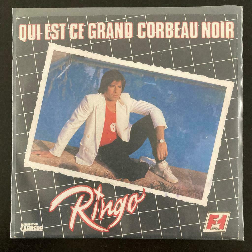 7" Ringo - Qui Est Ce Grand Corbeau Noir (FORMULE 1 1979)VG+, Envoi, 7 pouces, Pop, Single