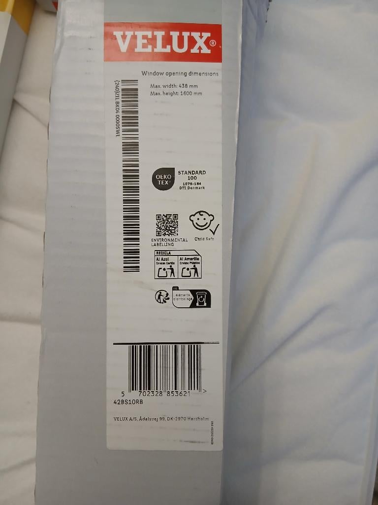 Moustiquaire Velux (Largeur max 438 mm x Hauteur max1600 mm), Bricolage & Construction, Fenêtres & Moustiquaires, Neuf, Autres types
